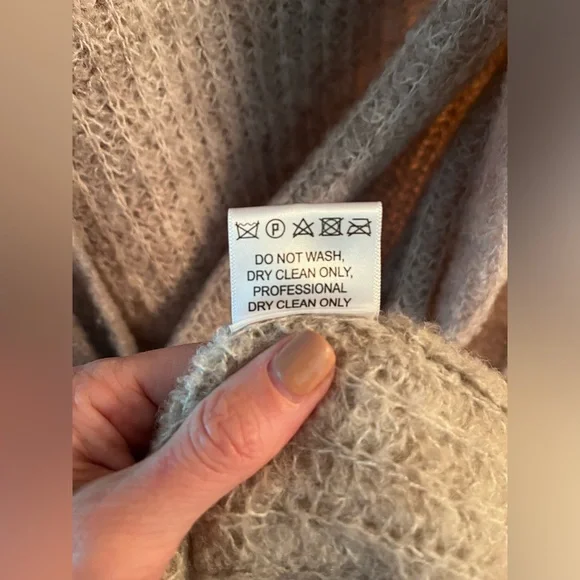 ANTHROPOLOGIE PEPIN Colorblock Wool Alpaca Blend Sweater Cardigan Size XS - Picture 5 of 5